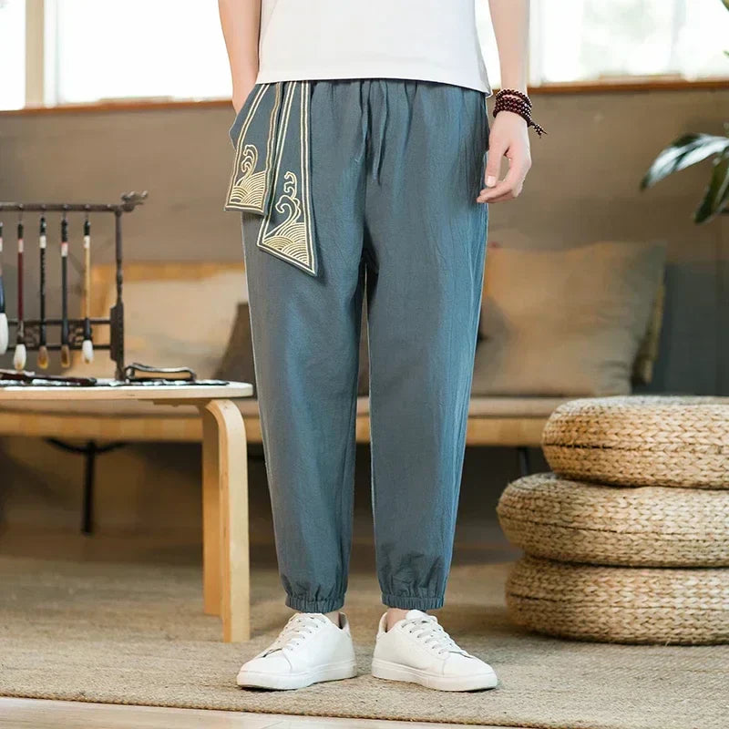Pantalon Japonais Imprimé
