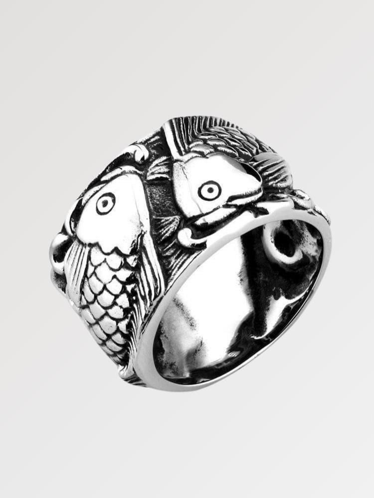 Bague Carpe Koi 'Akiruno' - KietsuJapan