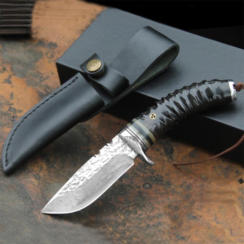 Couteau Bushcraft <br>Couteau de Chasse Grande Lame