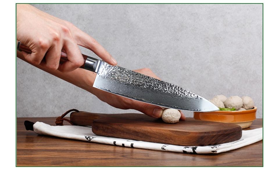 Couteau Damas Ergonomique | KietsuJapan