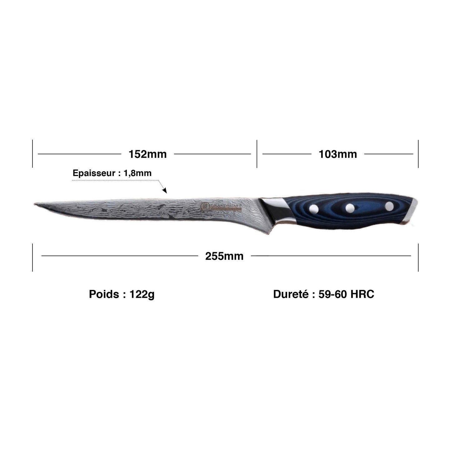 Couteau de Boucher de Steak | KietsuJapan