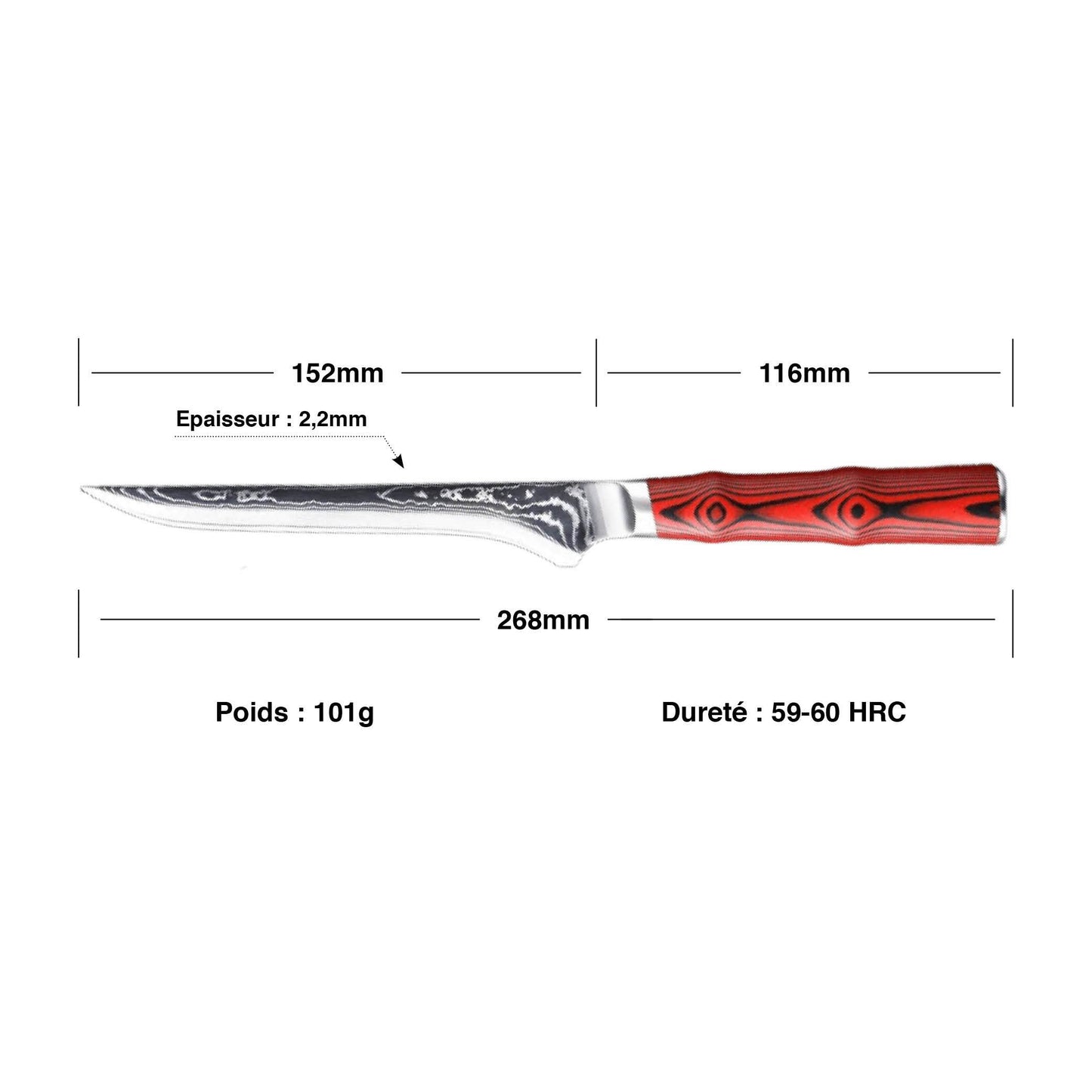 Couteau de Boucher Professionnel | KietsuJapan