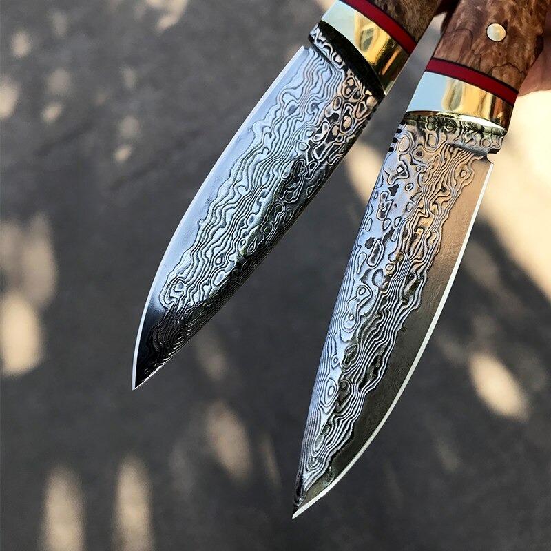 Couteau de Chasse<br> Etui en Cuir