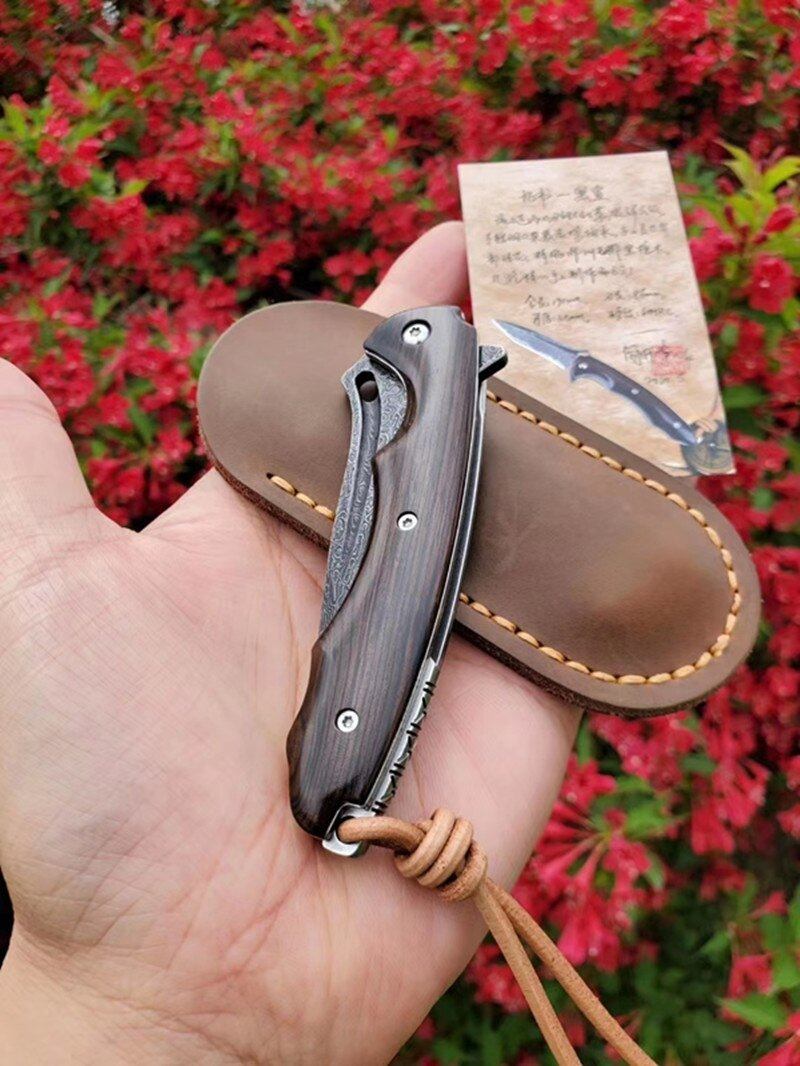 Couteau de Chasse en Damas