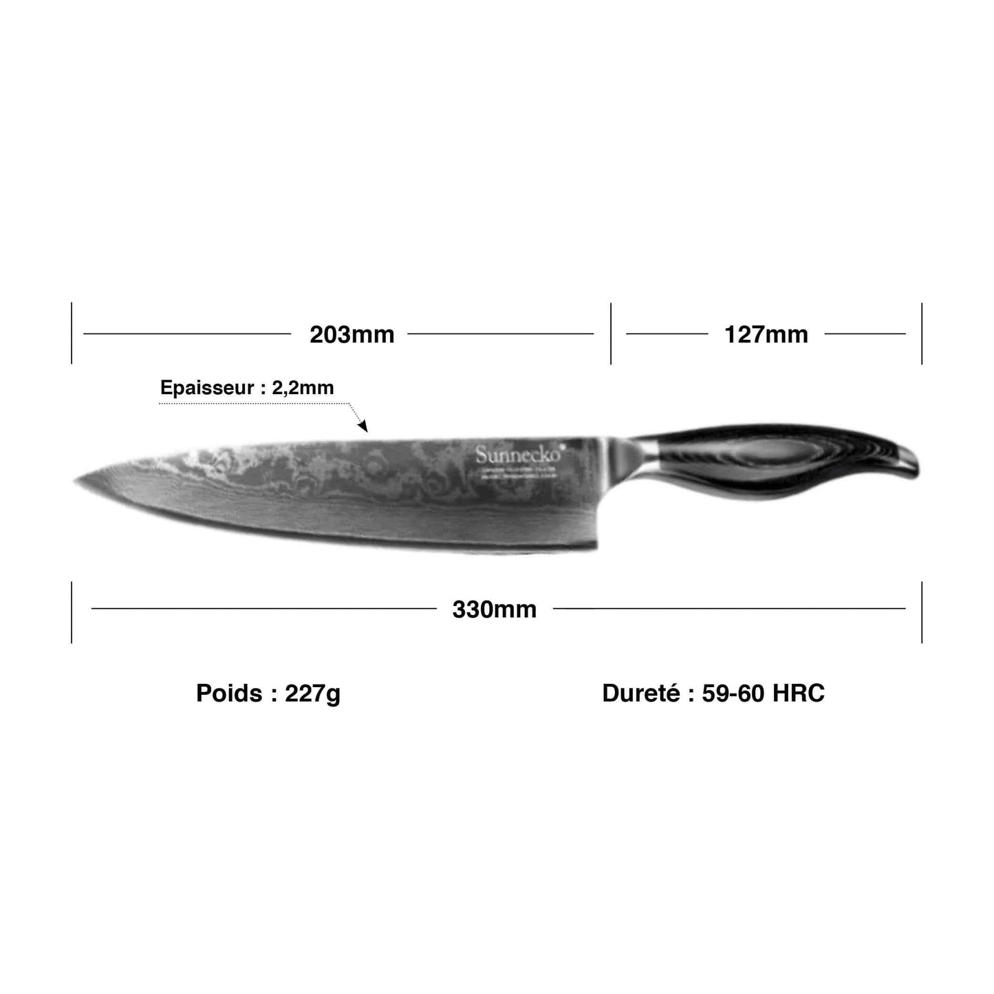 Couteau de Cuisine de Chef | KietsuJapan