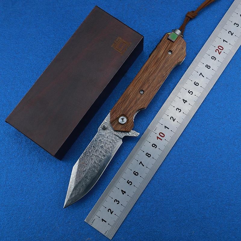 Couteau de Survie Manche Bois