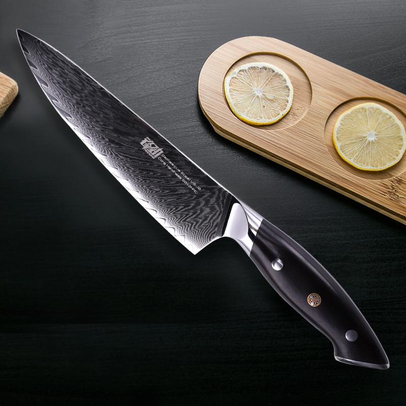 Couteau Japonais Damas Haut de Gamme | KietsuJapan
