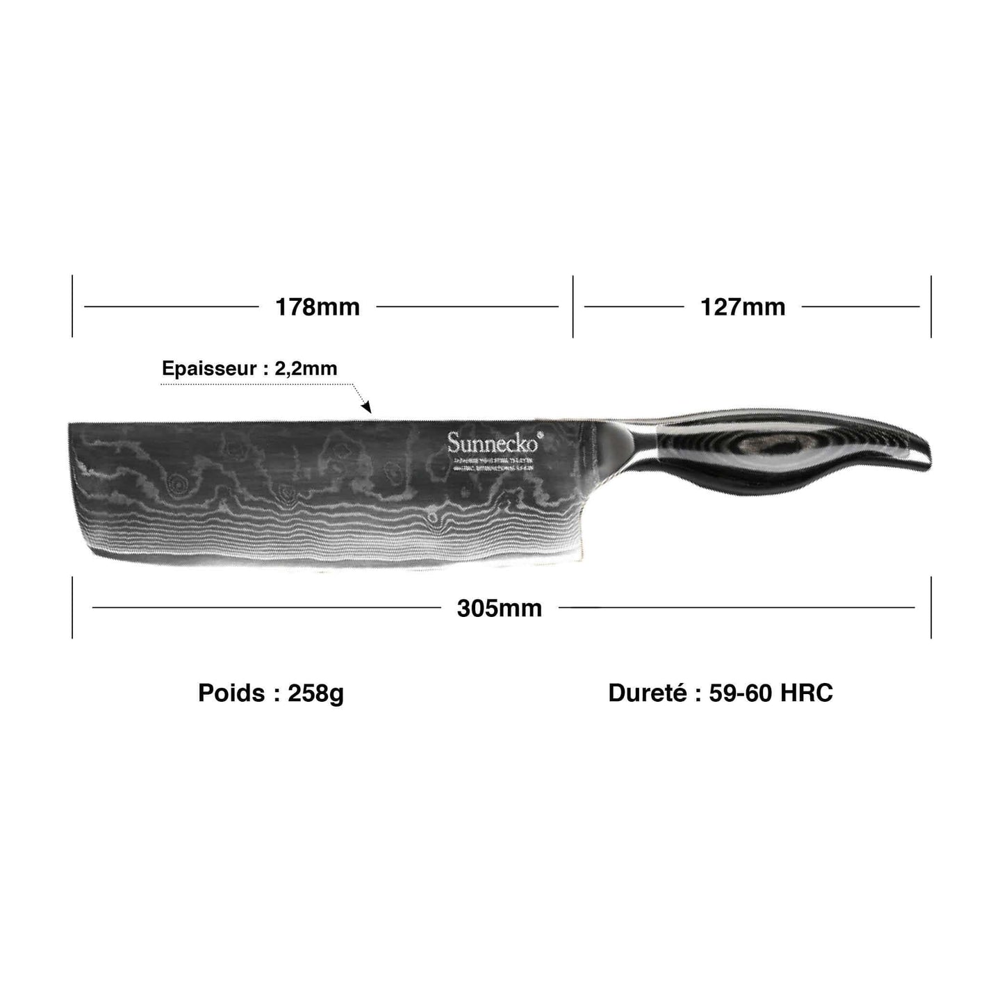Couteau Japonais Nakiri Ergonomique | KietsuJapan