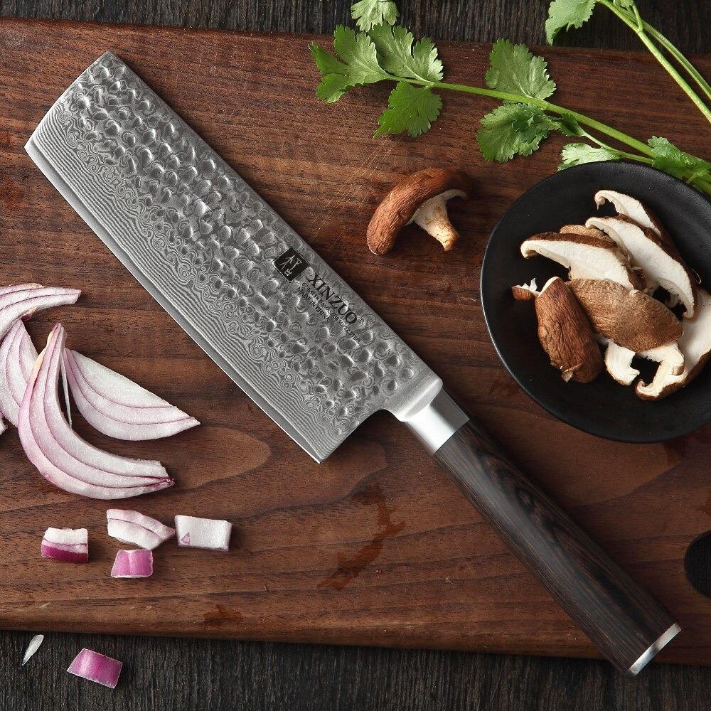 Couteau Nakiri Japonais Damas | KietsuJapan