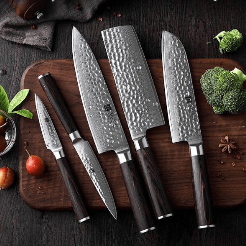 Couteau Nakiri Japonais Damas | KietsuJapan