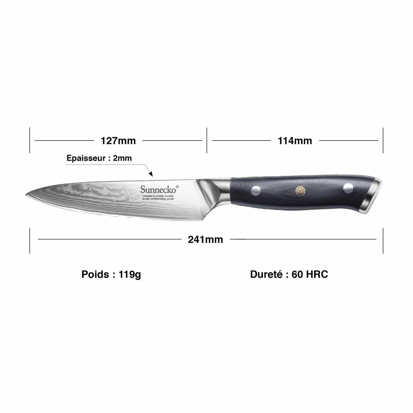 Couteau Utilitaire Simple | KietsuJapan