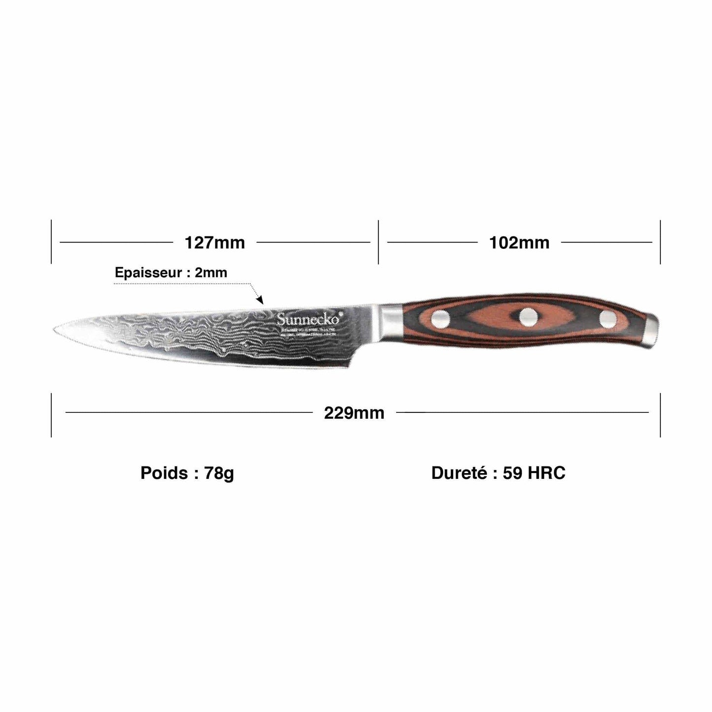 Couteau Utilitaire Traditionnel | KietsuJapan