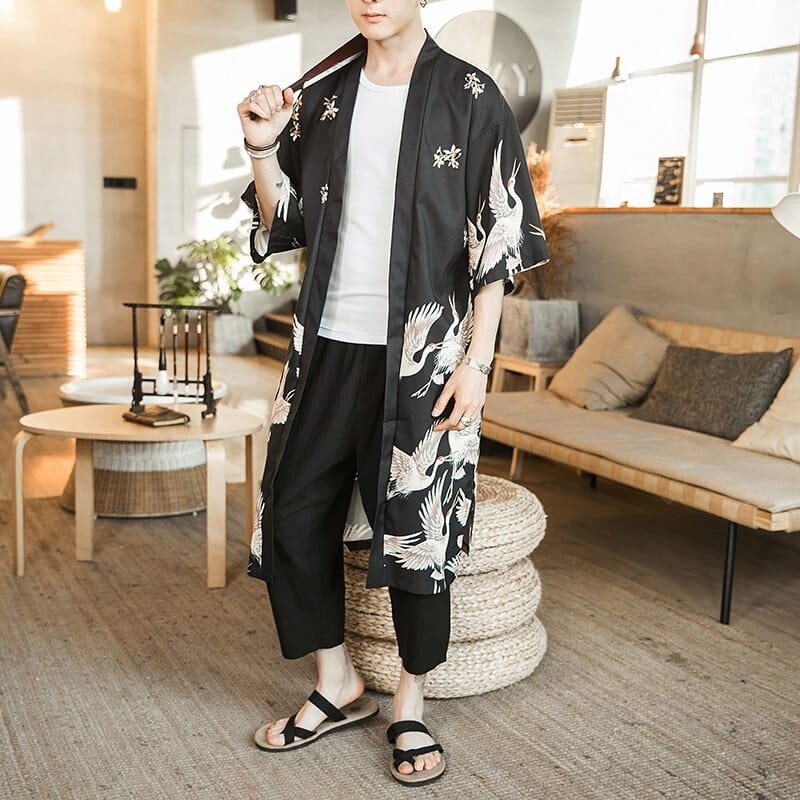 Kimono homme </br> Shiroi Tori
