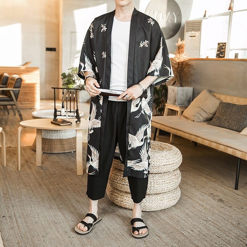 Kimono homme </br> Shiroi Tori