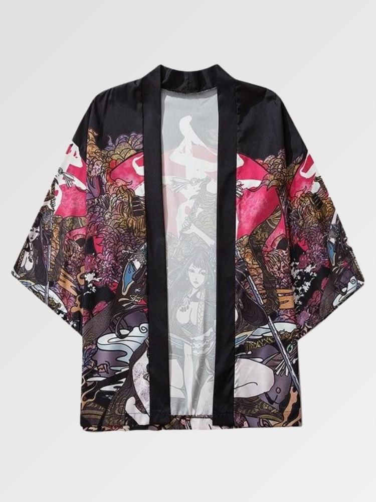Kimono Katana Shuriken Komika
