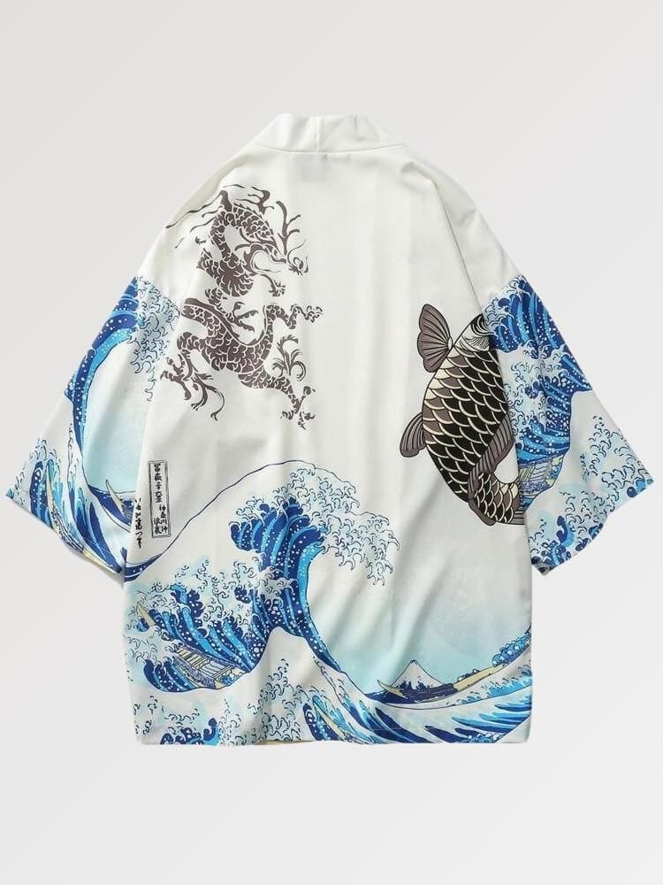 Kimono Vague Kanagawa x Carpe koi