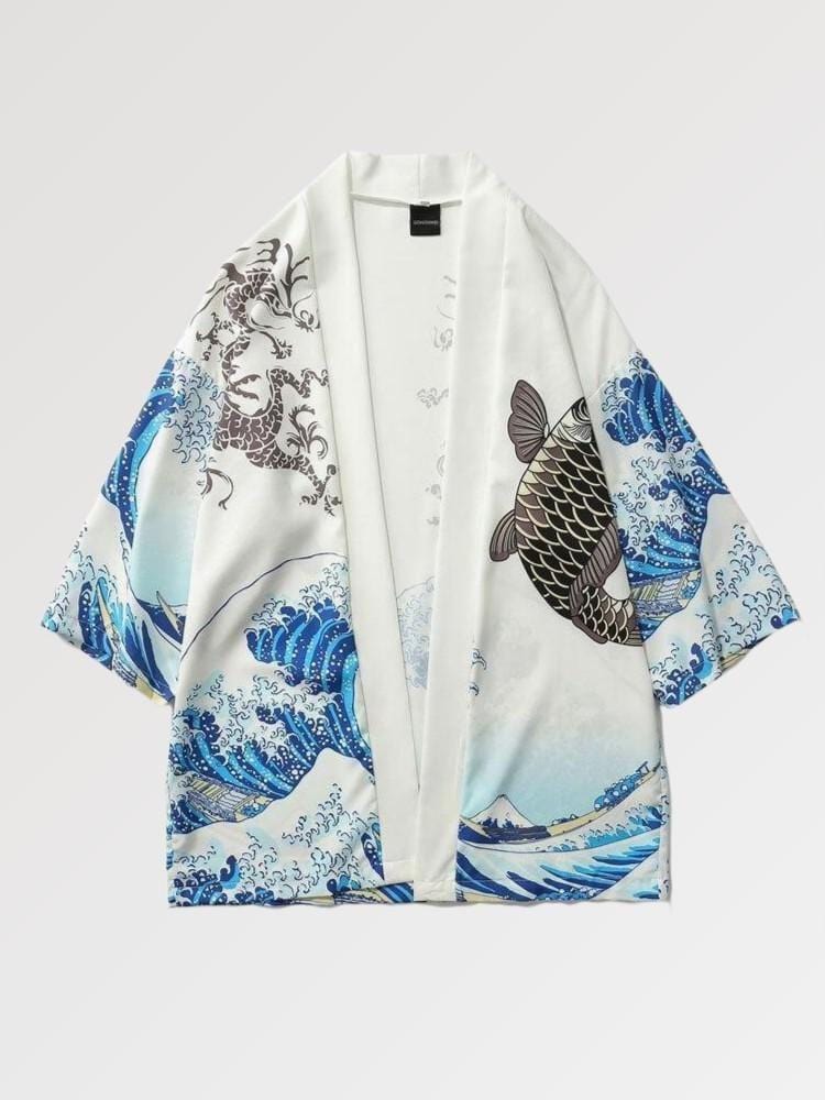 Kimono Vague Kanagawa x Carpe koi