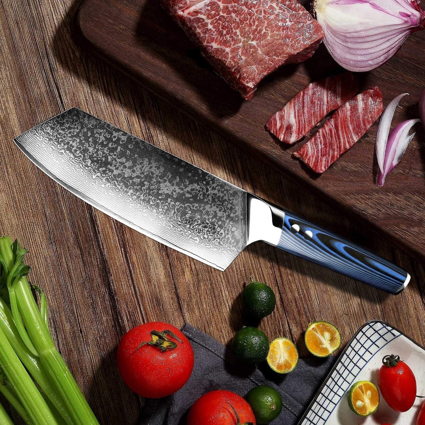 Lame Nakiri Manche Bleu | KietsuJapan