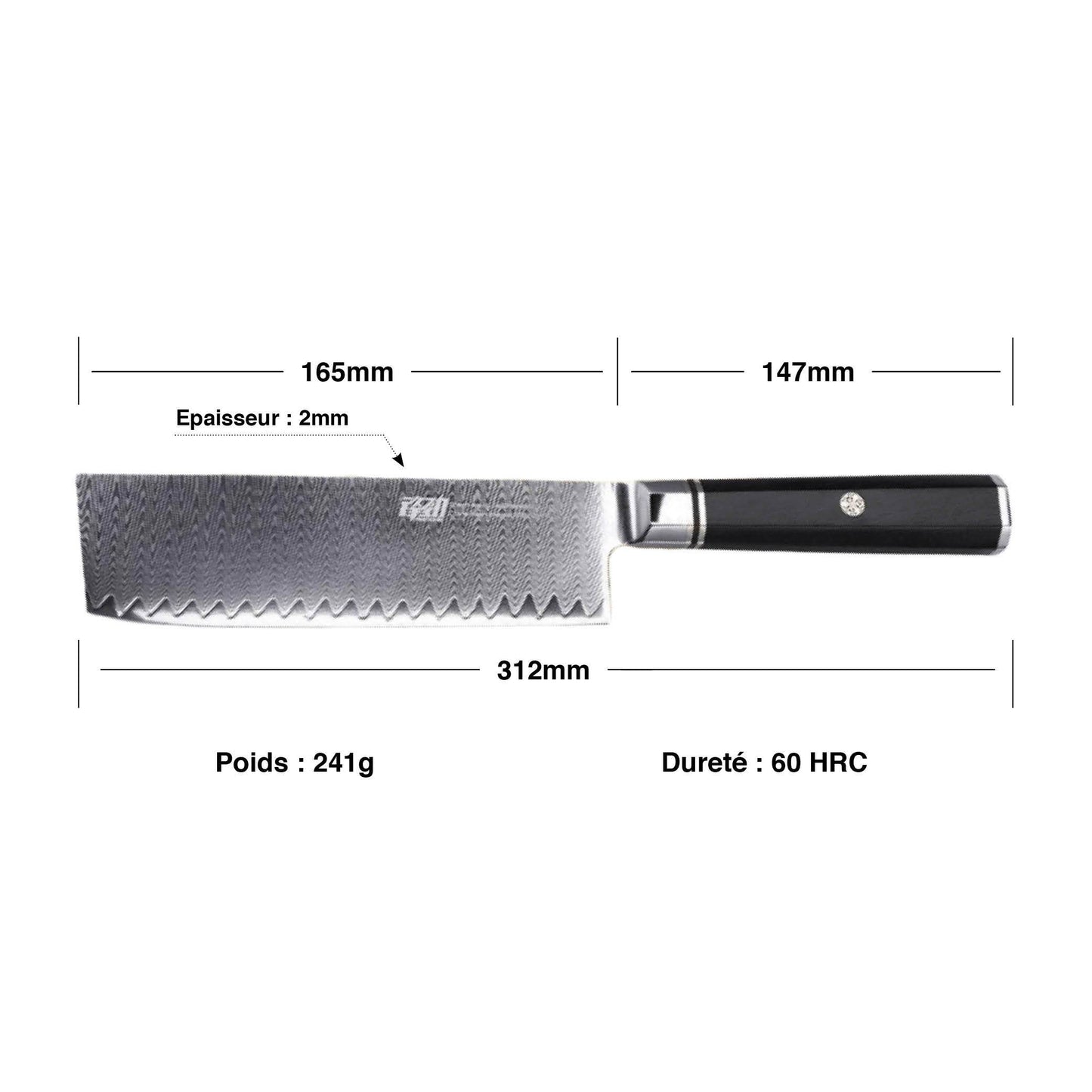 Nakiri Manche Ebène | KietsuJapan
