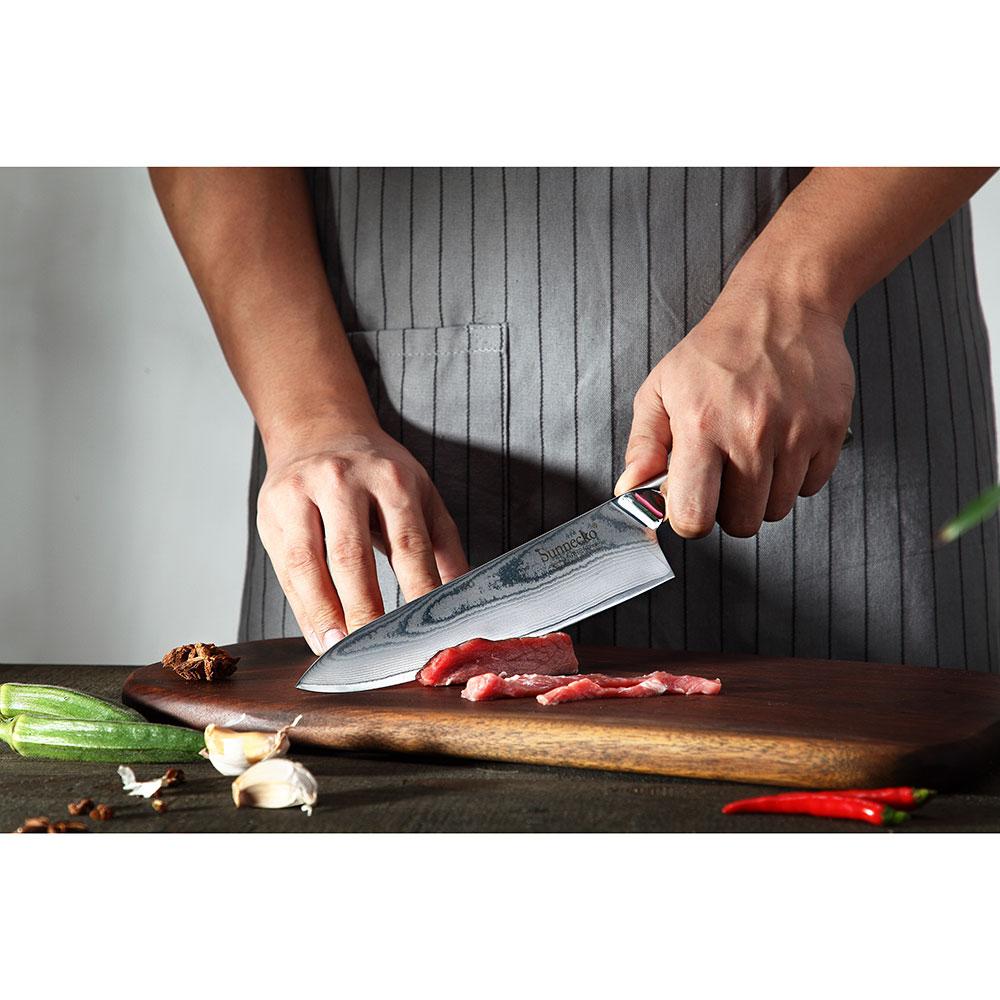 Set Couteaux Cuisine 5 Couteaux Damas | KietsuJapan