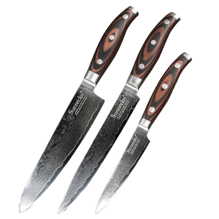Set Couteaux Cuisine Lot de 3 | KietsuJapan