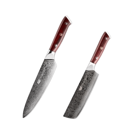 Set de Couteaux Japonais Damas | KietsuJapan
