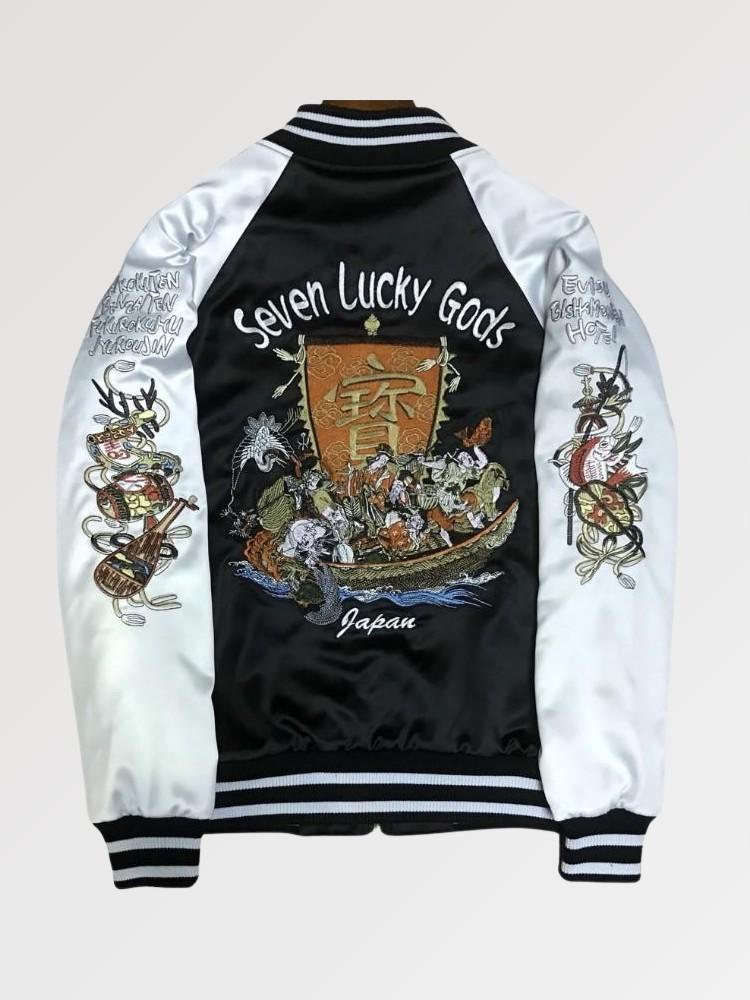 Sukajan Bomber Seven Lucky Gods