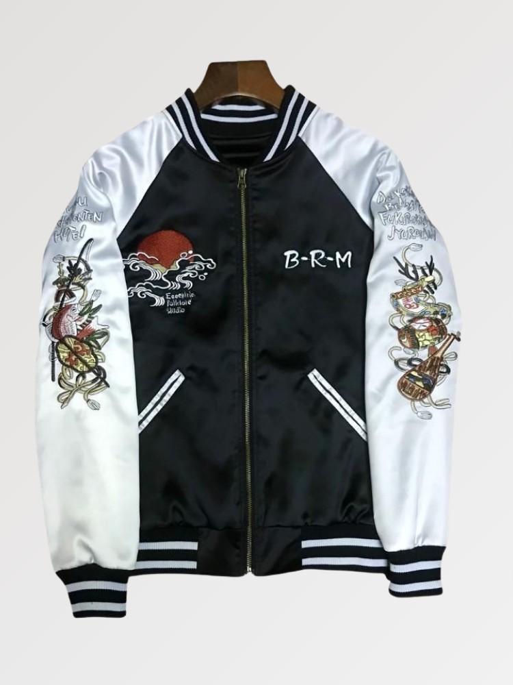 Sukajan Bomber Seven Lucky Gods