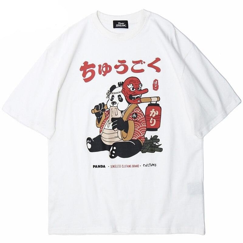 T-Shirt japonais </br> Panda Loux - KietsuJapan