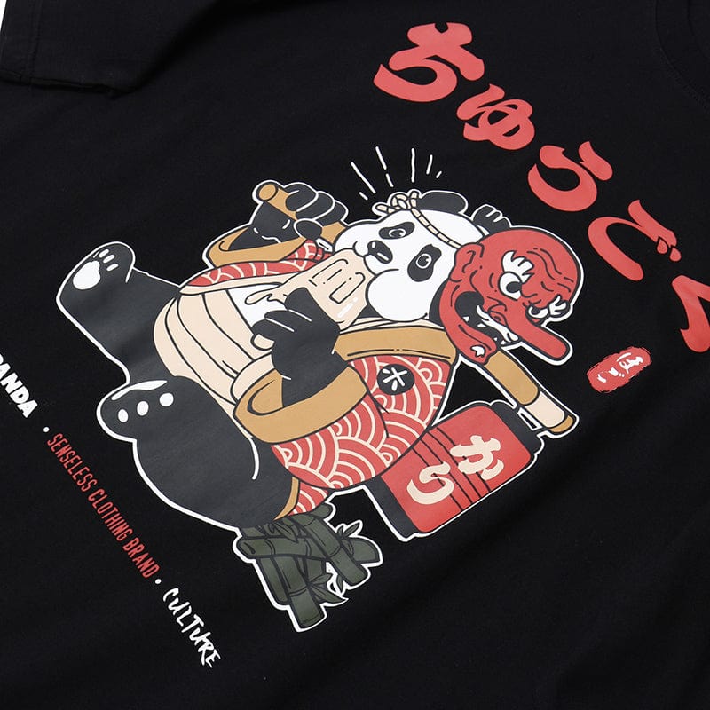 T-Shirt japonais </br> Panda Loux - KietsuJapan