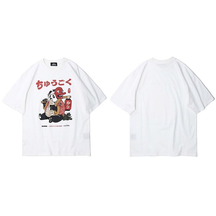 T-Shirt japonais </br> Panda Loux - KietsuJapan