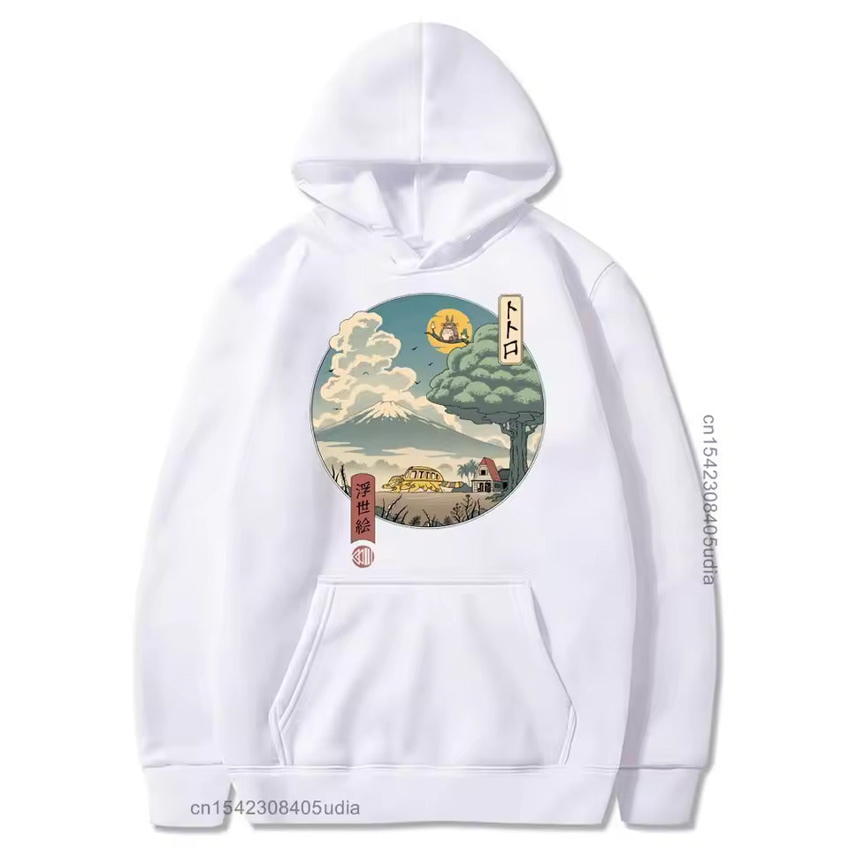 Pull Animé Japonais Flat Cartoon