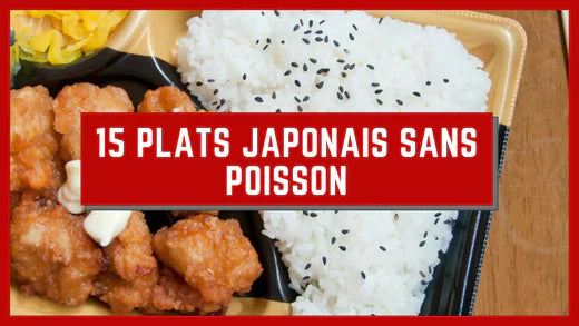 15 PLATS JAPONAIS SANS POISSON
