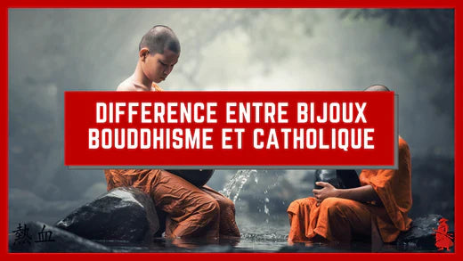 Différence entre les bijoux Bouddhisme et catholique