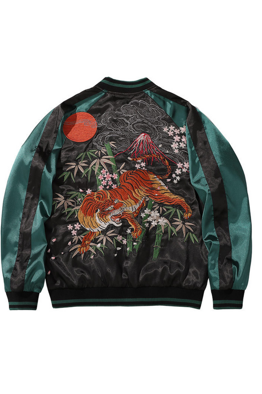 Sukajan Bomber Jacket Bushido