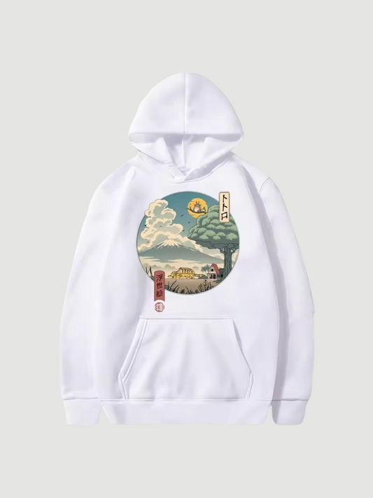Pull Animé Japonais Flat Cartoon