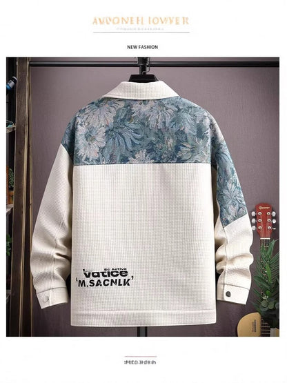 Veste Streetwear Patchwork Sunset Shiku