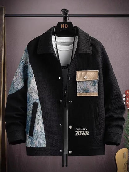 Veste Streetwear Patchwork Sunset Shiku