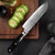 Couteau Japonais Santoku Manche Bois Ebène