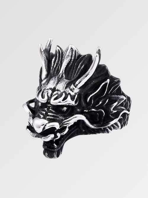 Bague Dragon en Acier 'Sephiro' - KietsuJapan