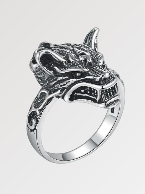Bague Loup en Argent 'Matsue' - KietsuJapan