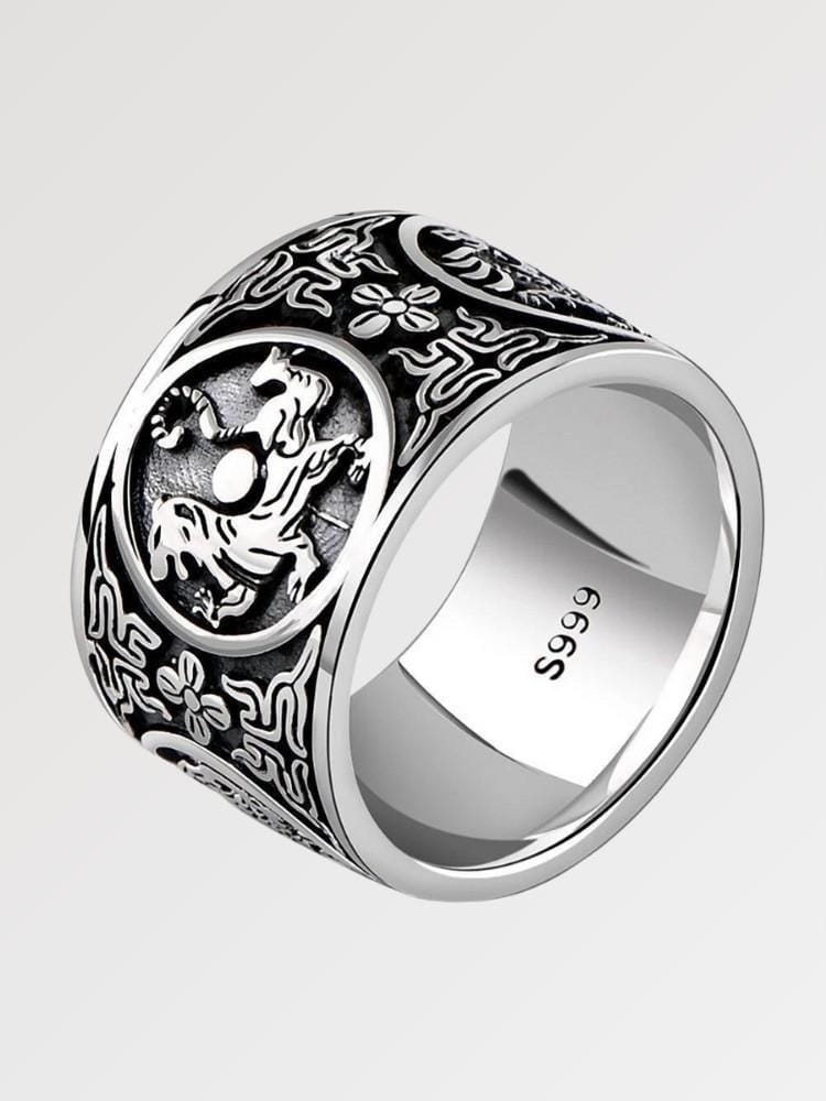 Bague Tigre en Argent 'Shinjuku' - Nekketsu