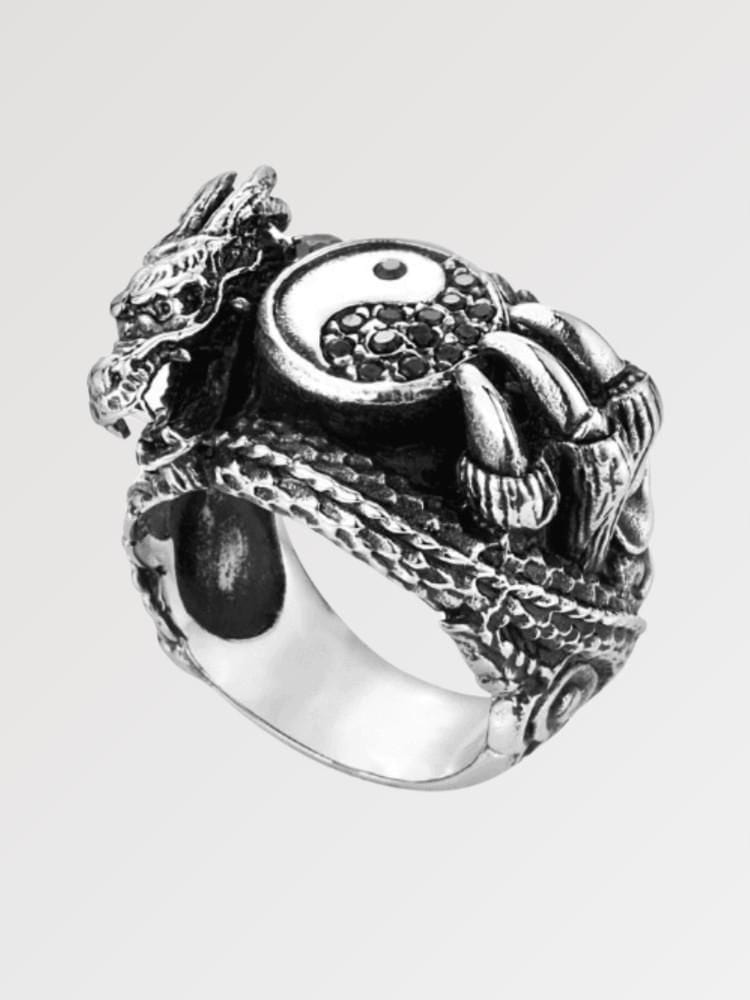 Bague Ying Yang 'Kameoka' - KietsuJapan