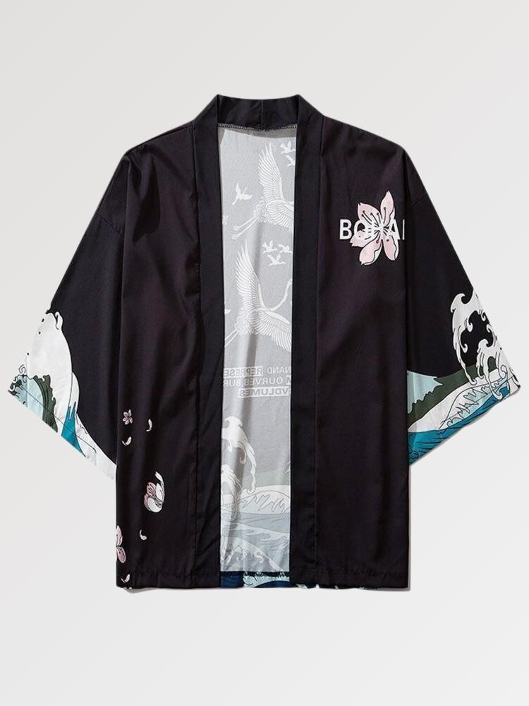 Cardigan Kimono Homme Takehara