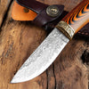 Couteau Bushcraft <br>Couteau de Chasse Brut de Forge