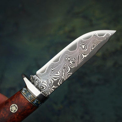 Couteau Bushcraft <br>Couteau de Chasse Forgé