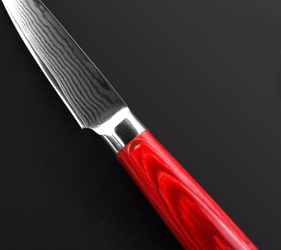 Couteau d'Office Manche Bois Rouge
