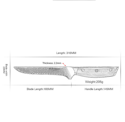 Couteau de Boucher Damas