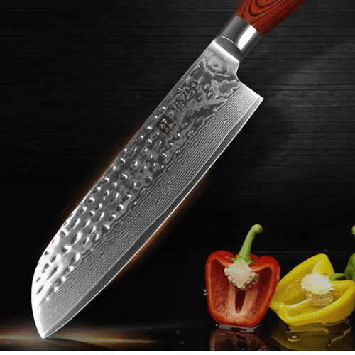 Couteau Japonais Santoku Manche Ergonomique