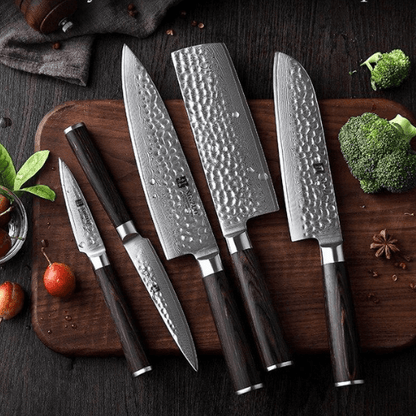 Couteau Nakiri Japonais Damas | KietsuJapan